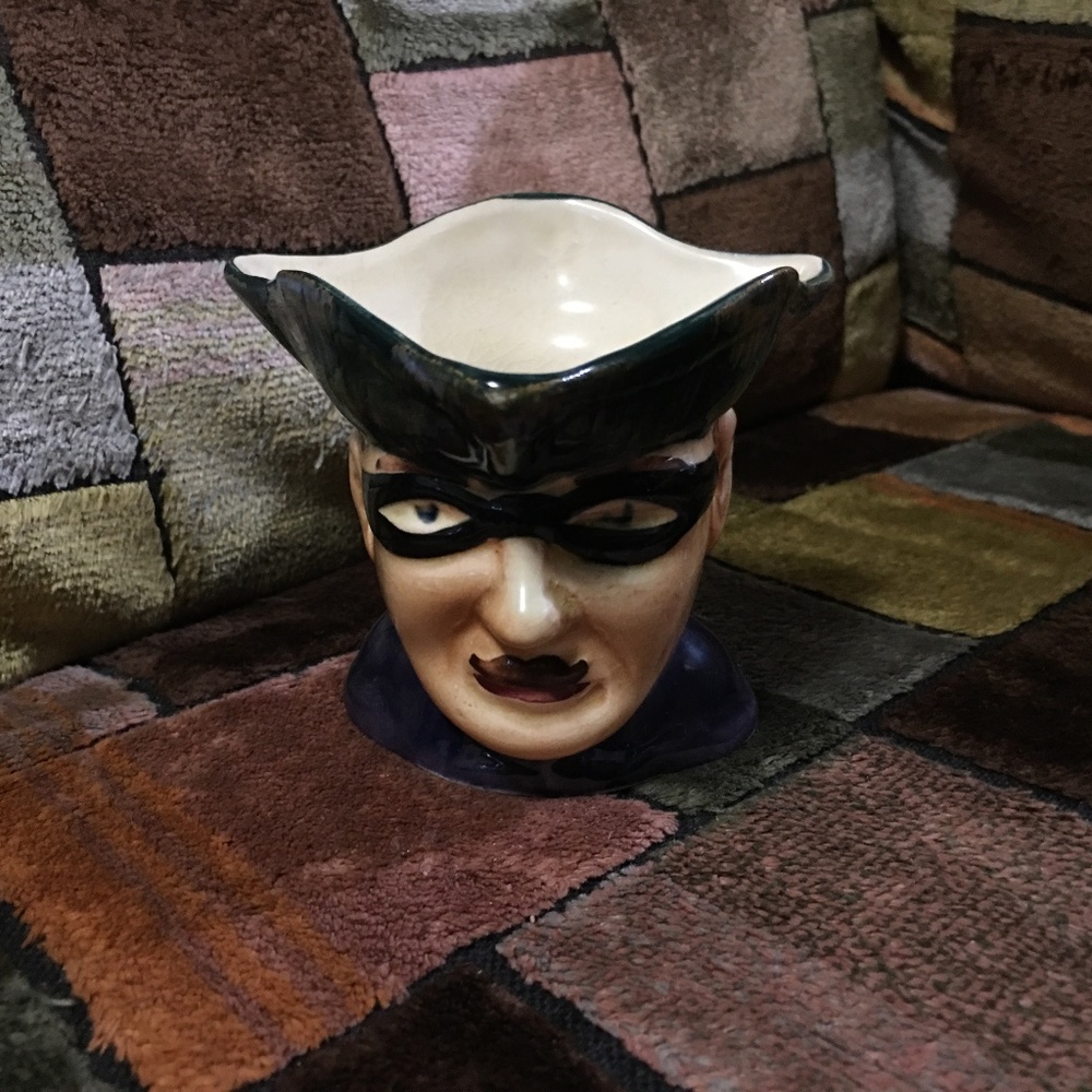 Staffordshire cup figurine
